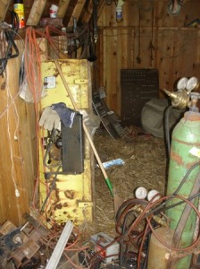 The straw was for the dogs in the winter.  Sure smelled good!